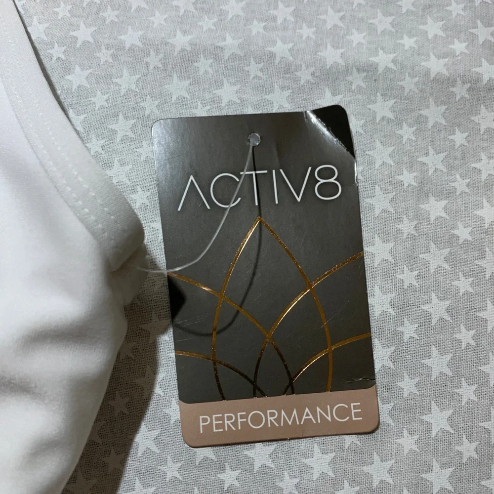 New! Activ8 white Sports bra - Picture 4 of 5